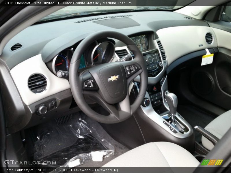 Black Granite Metallic / Medium Titanium 2016 Chevrolet Cruze Limited LT