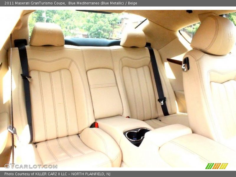 Blue Mediterraneo (Blue Metallic) / Beige 2011 Maserati GranTurismo Coupe