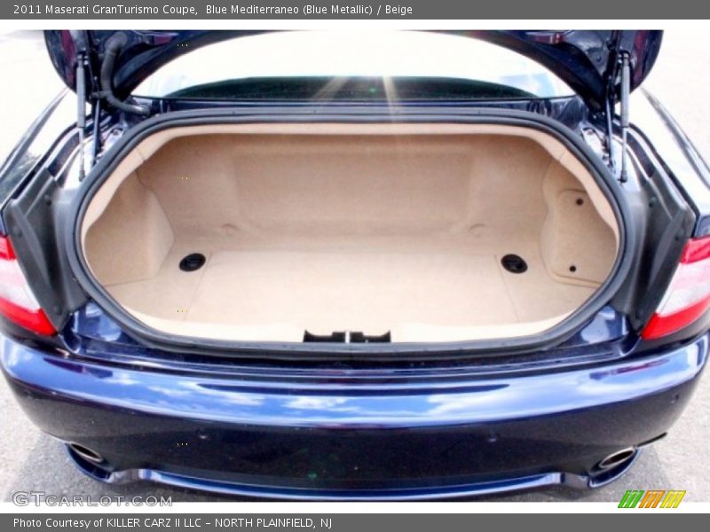 Blue Mediterraneo (Blue Metallic) / Beige 2011 Maserati GranTurismo Coupe