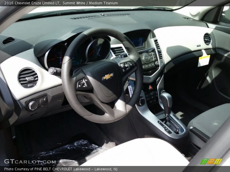 Summit White / Medium Titanium 2016 Chevrolet Cruze Limited LT
