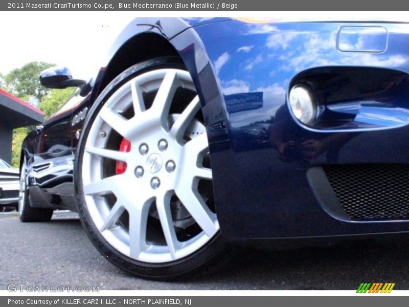 Blue Mediterraneo (Blue Metallic) / Beige 2011 Maserati GranTurismo Coupe