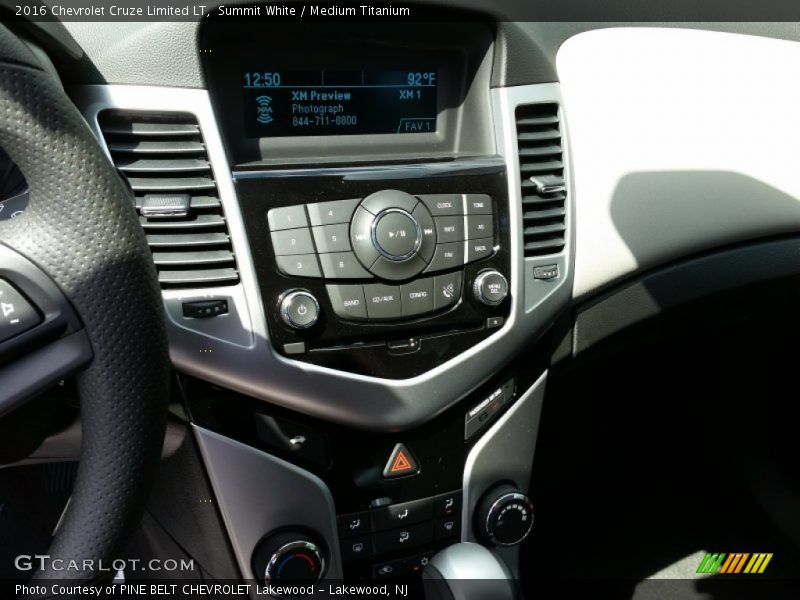 Summit White / Medium Titanium 2016 Chevrolet Cruze Limited LT