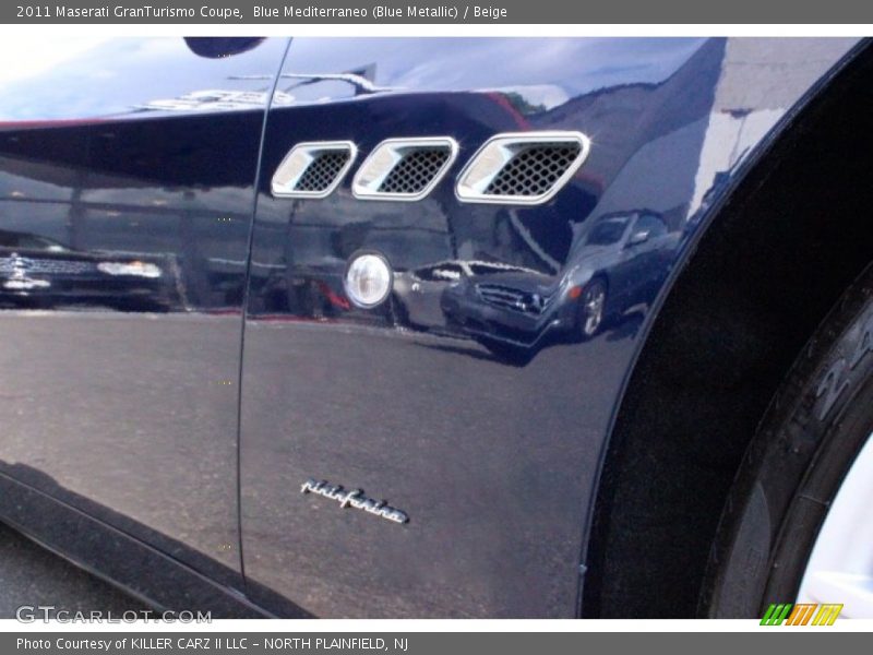 Blue Mediterraneo (Blue Metallic) / Beige 2011 Maserati GranTurismo Coupe