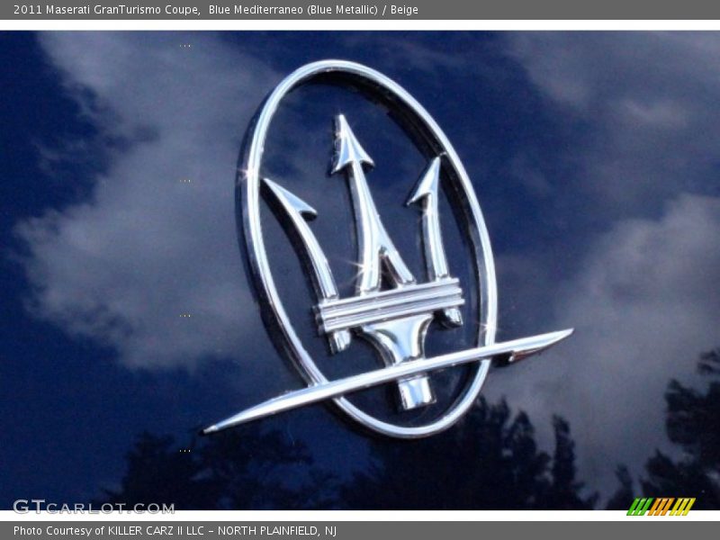 Blue Mediterraneo (Blue Metallic) / Beige 2011 Maserati GranTurismo Coupe