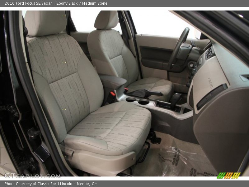 Ebony Black / Medium Stone 2010 Ford Focus SE Sedan