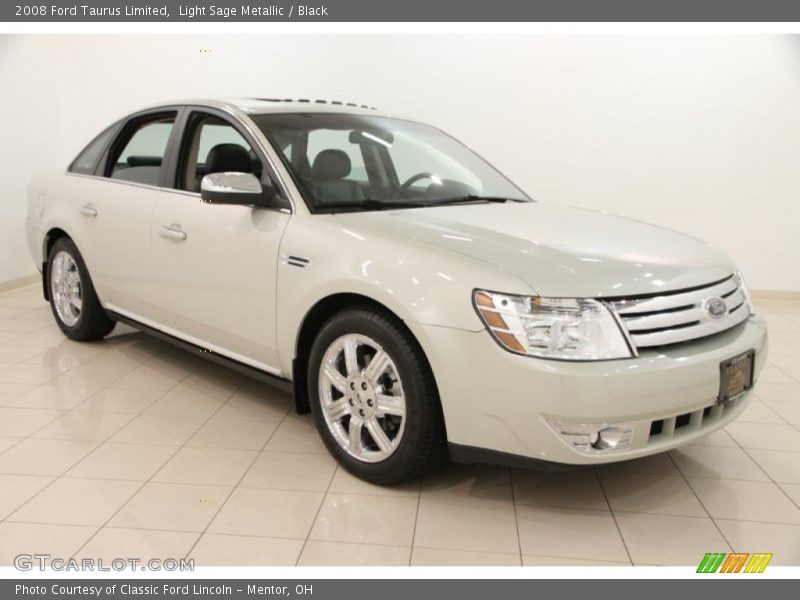 Light Sage Metallic / Black 2008 Ford Taurus Limited
