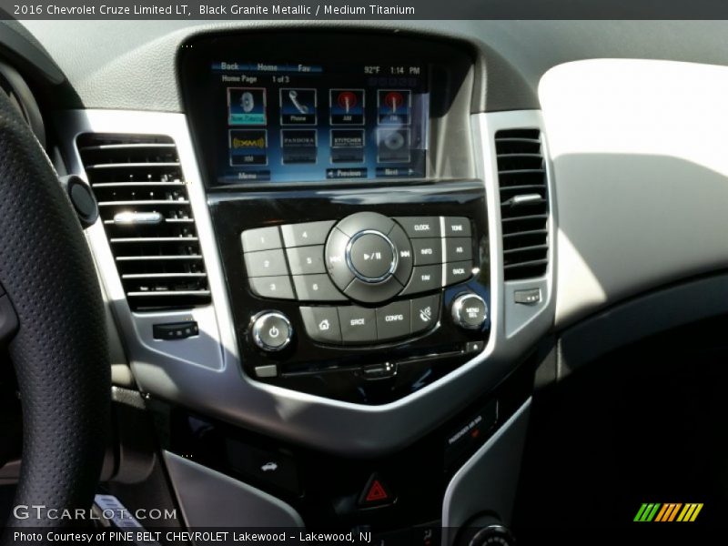 Black Granite Metallic / Medium Titanium 2016 Chevrolet Cruze Limited LT