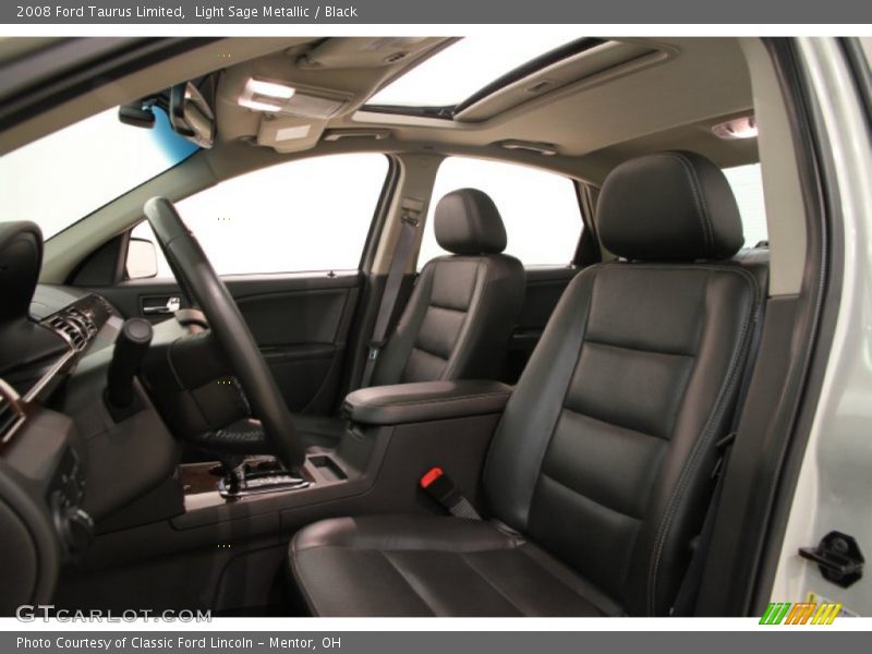 Light Sage Metallic / Black 2008 Ford Taurus Limited