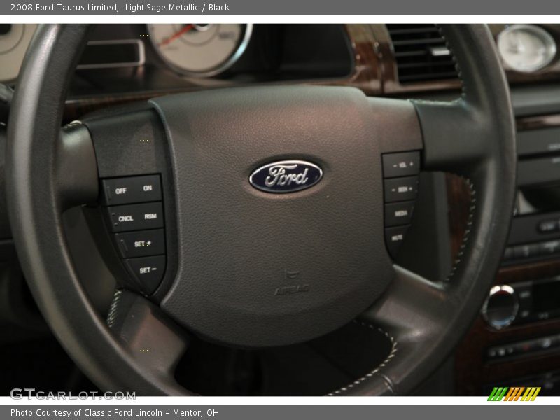 Light Sage Metallic / Black 2008 Ford Taurus Limited