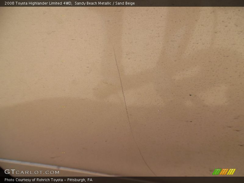 Sandy Beach Metallic / Sand Beige 2008 Toyota Highlander Limited 4WD