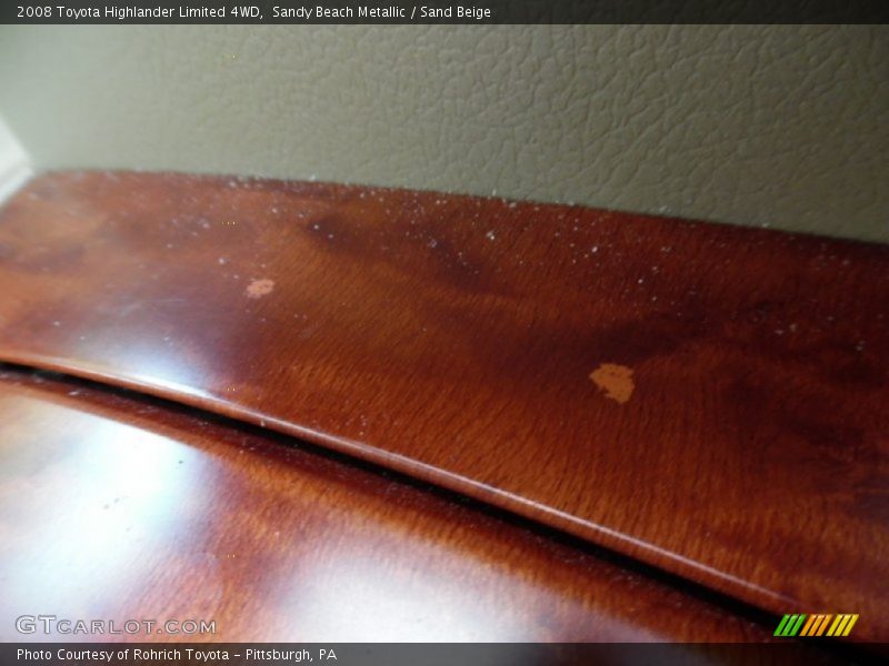 Sandy Beach Metallic / Sand Beige 2008 Toyota Highlander Limited 4WD