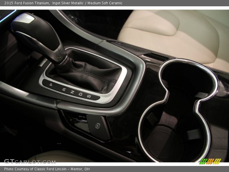 Ingot Silver Metallic / Medium Soft Ceramic 2015 Ford Fusion Titanium