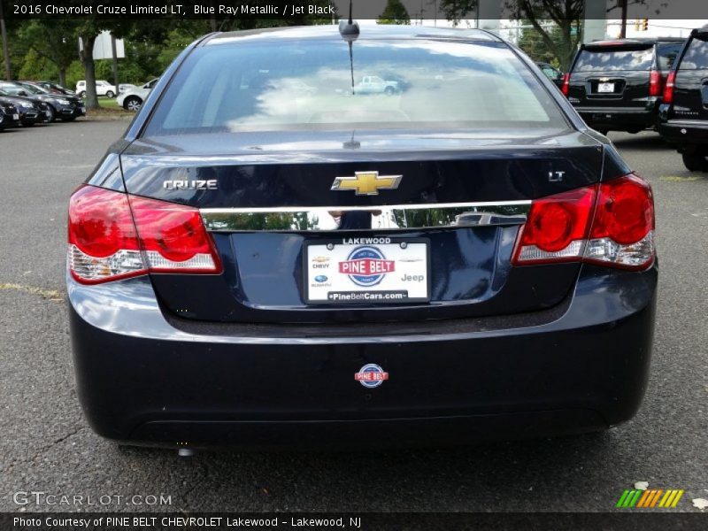 Blue Ray Metallic / Jet Black 2016 Chevrolet Cruze Limited LT
