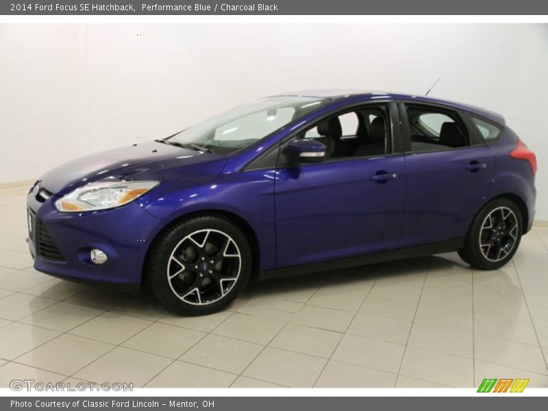 Performance Blue / Charcoal Black 2014 Ford Focus SE Hatchback