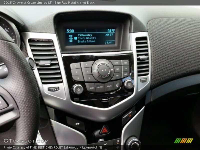 Blue Ray Metallic / Jet Black 2016 Chevrolet Cruze Limited LT