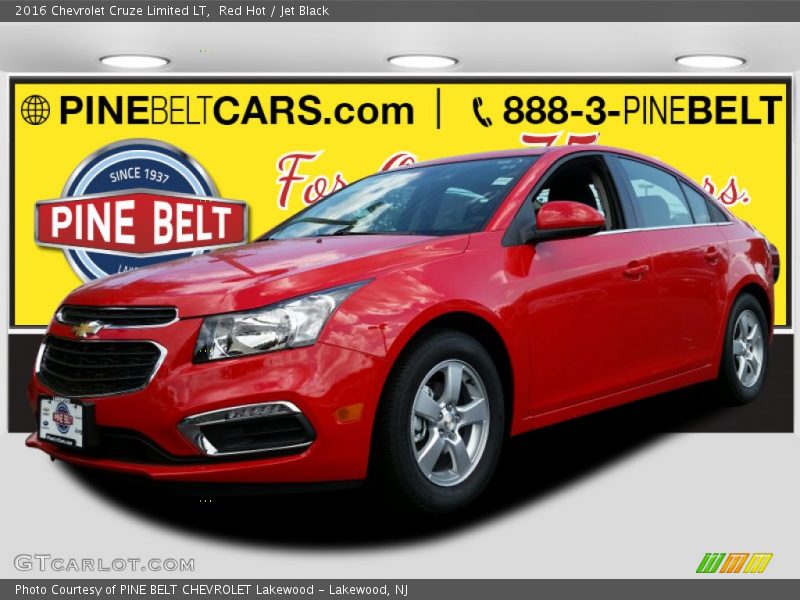 Red Hot / Jet Black 2016 Chevrolet Cruze Limited LT
