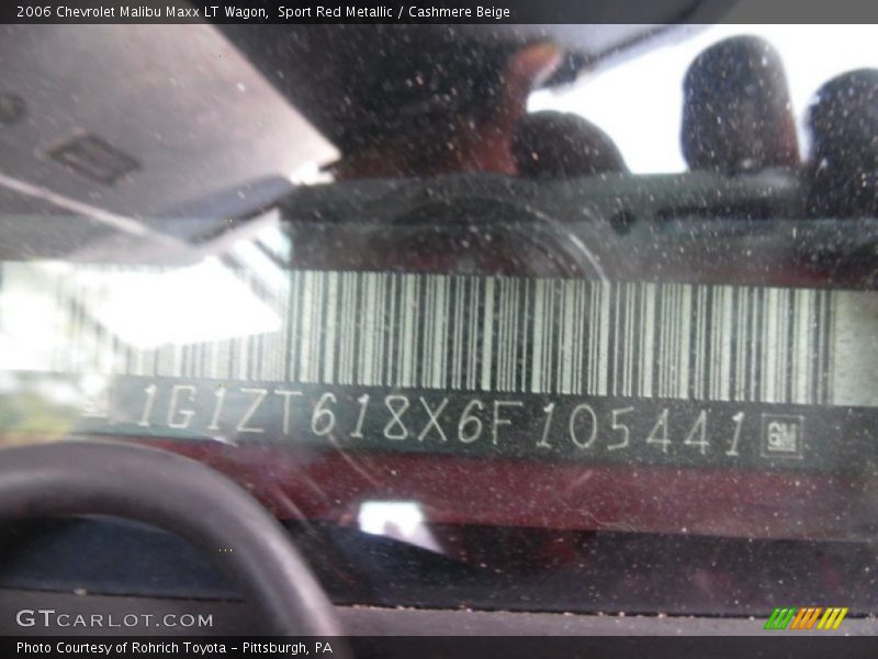Sport Red Metallic / Cashmere Beige 2006 Chevrolet Malibu Maxx LT Wagon