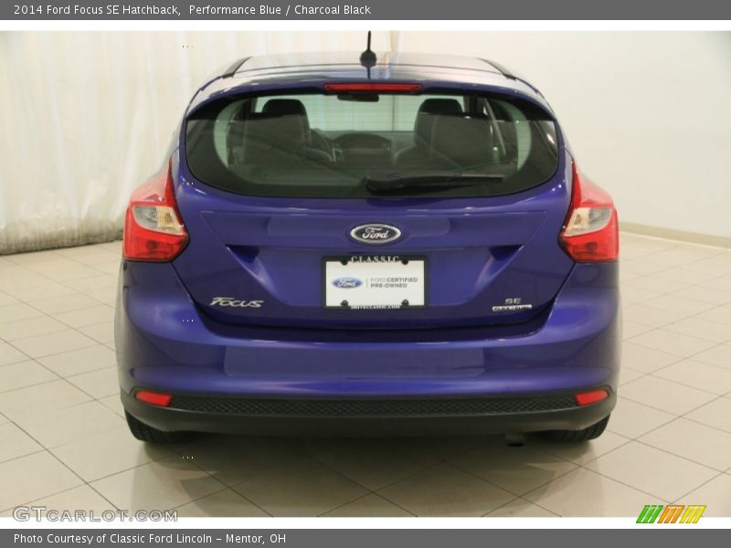 Performance Blue / Charcoal Black 2014 Ford Focus SE Hatchback