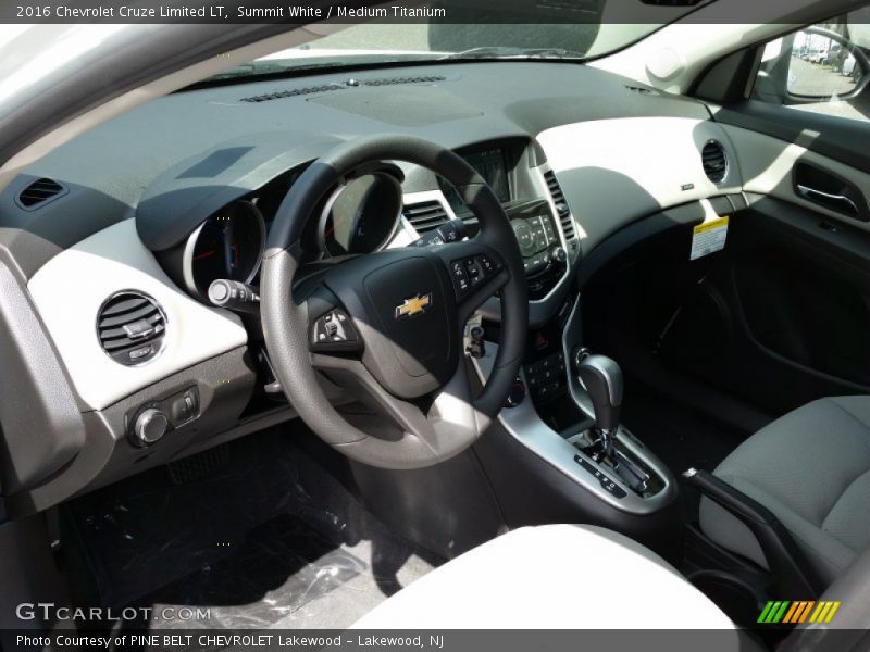 Summit White / Medium Titanium 2016 Chevrolet Cruze Limited LT