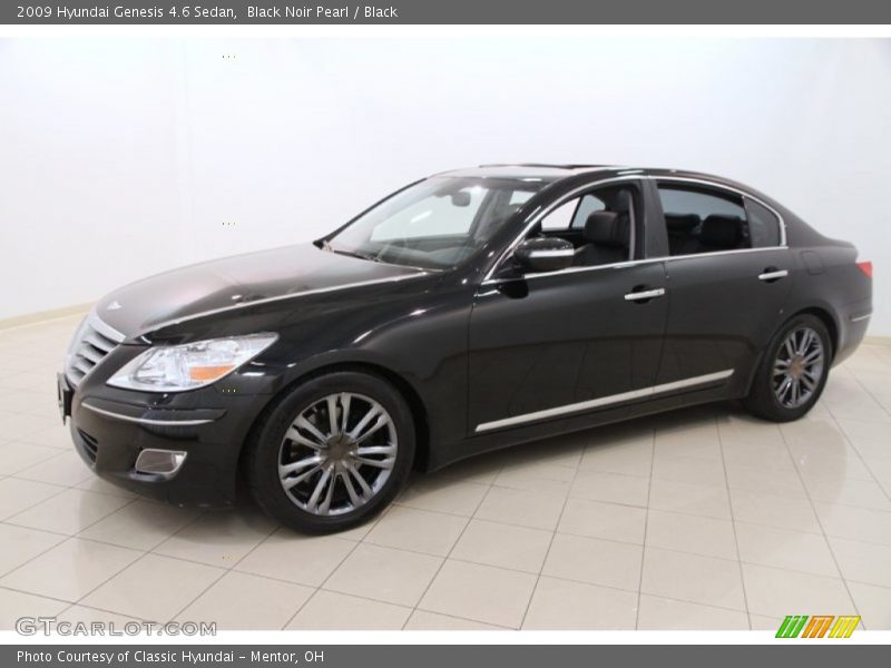 Black Noir Pearl / Black 2009 Hyundai Genesis 4.6 Sedan