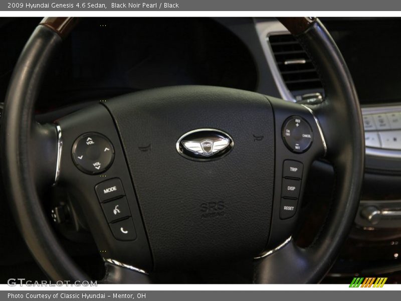 Black Noir Pearl / Black 2009 Hyundai Genesis 4.6 Sedan