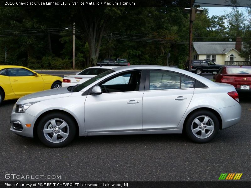 Silver Ice Metallic / Medium Titanium 2016 Chevrolet Cruze Limited LT