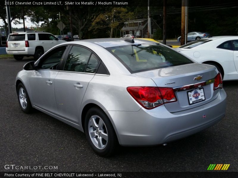Silver Ice Metallic / Medium Titanium 2016 Chevrolet Cruze Limited LT