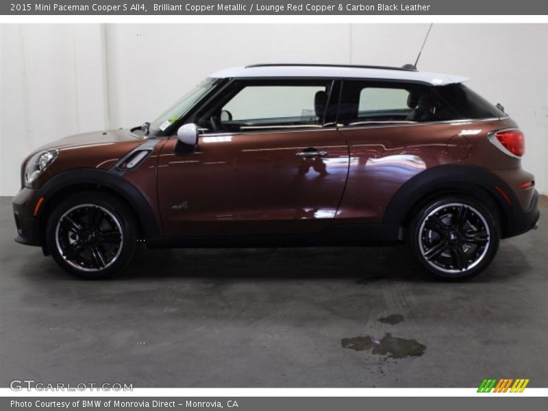 Brilliant Copper Metallic / Lounge Red Copper & Carbon Black Leather 2015 Mini Paceman Cooper S All4