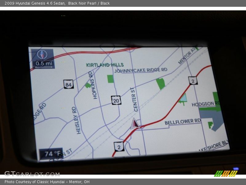 Black Noir Pearl / Black 2009 Hyundai Genesis 4.6 Sedan