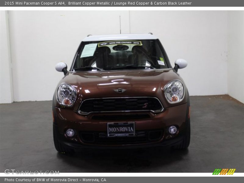 Brilliant Copper Metallic / Lounge Red Copper & Carbon Black Leather 2015 Mini Paceman Cooper S All4