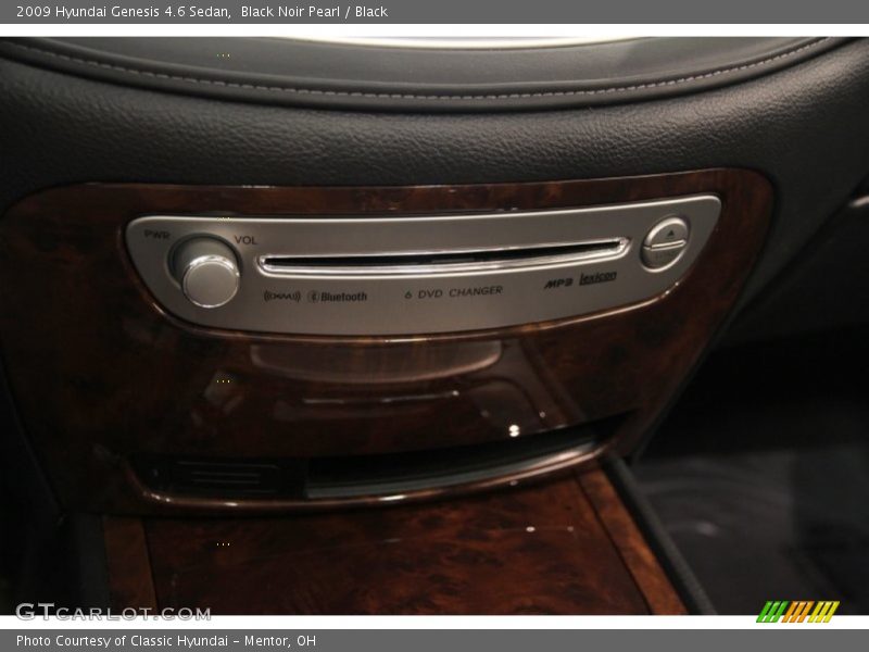 Black Noir Pearl / Black 2009 Hyundai Genesis 4.6 Sedan