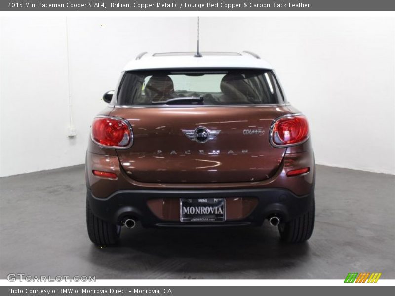 Brilliant Copper Metallic / Lounge Red Copper & Carbon Black Leather 2015 Mini Paceman Cooper S All4