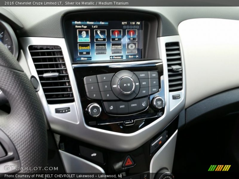 Silver Ice Metallic / Medium Titanium 2016 Chevrolet Cruze Limited LT