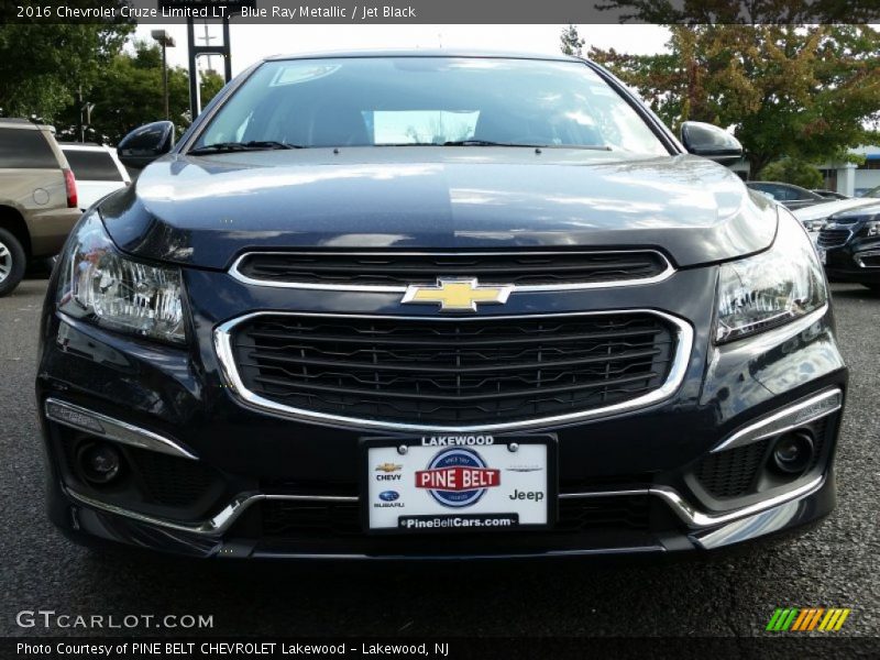 Blue Ray Metallic / Jet Black 2016 Chevrolet Cruze Limited LT