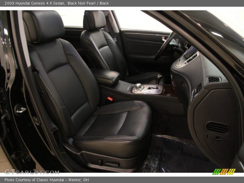 Black Noir Pearl / Black 2009 Hyundai Genesis 4.6 Sedan
