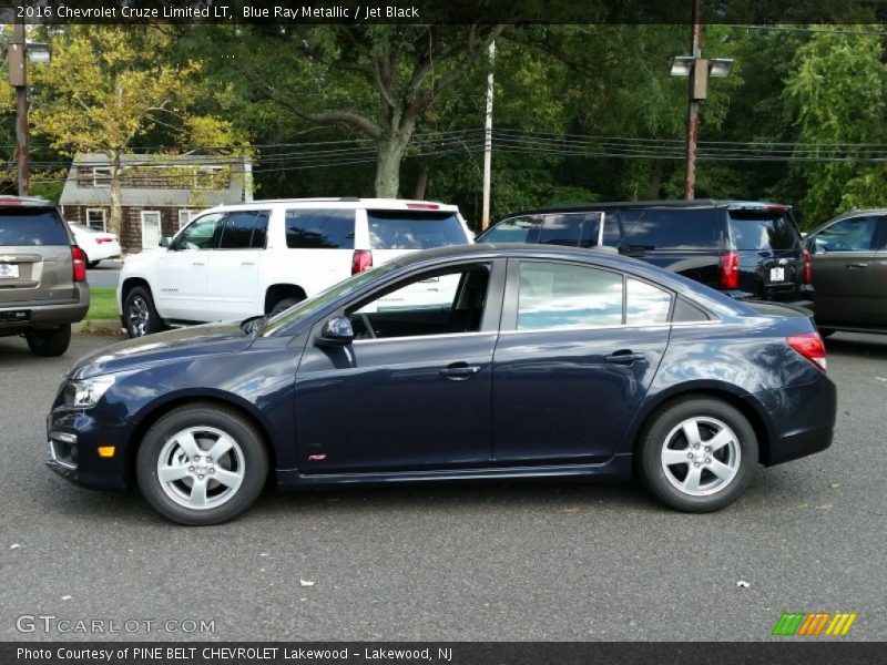 Blue Ray Metallic / Jet Black 2016 Chevrolet Cruze Limited LT