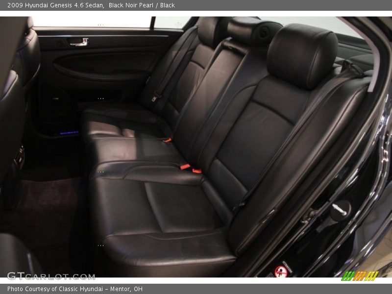 Black Noir Pearl / Black 2009 Hyundai Genesis 4.6 Sedan