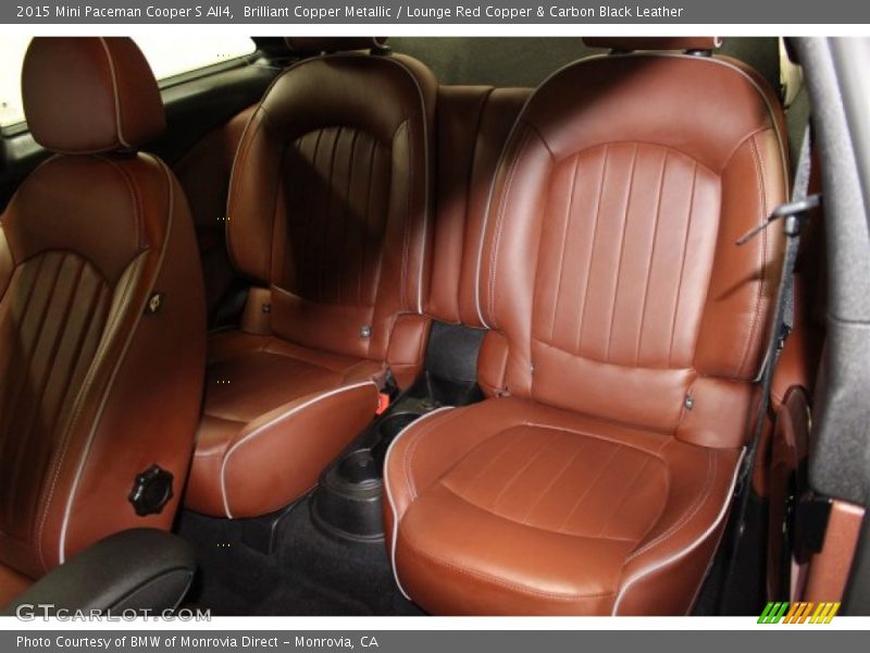 Rear Seat of 2015 Paceman Cooper S All4