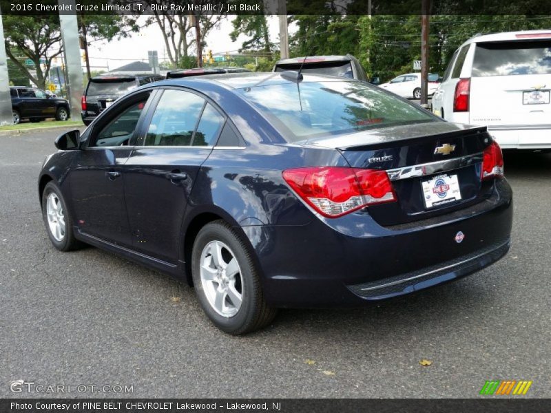 Blue Ray Metallic / Jet Black 2016 Chevrolet Cruze Limited LT