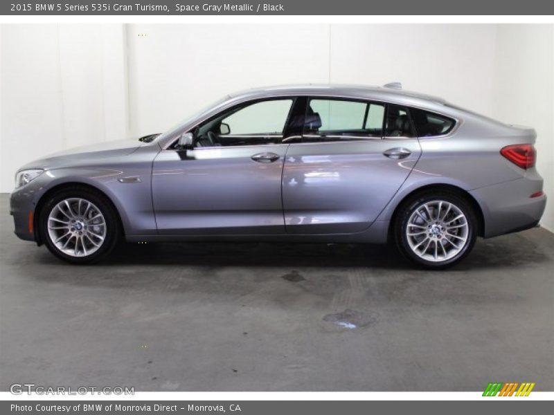 Space Gray Metallic / Black 2015 BMW 5 Series 535i Gran Turismo