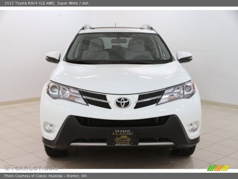 Super White / Ash 2013 Toyota RAV4 XLE AWD