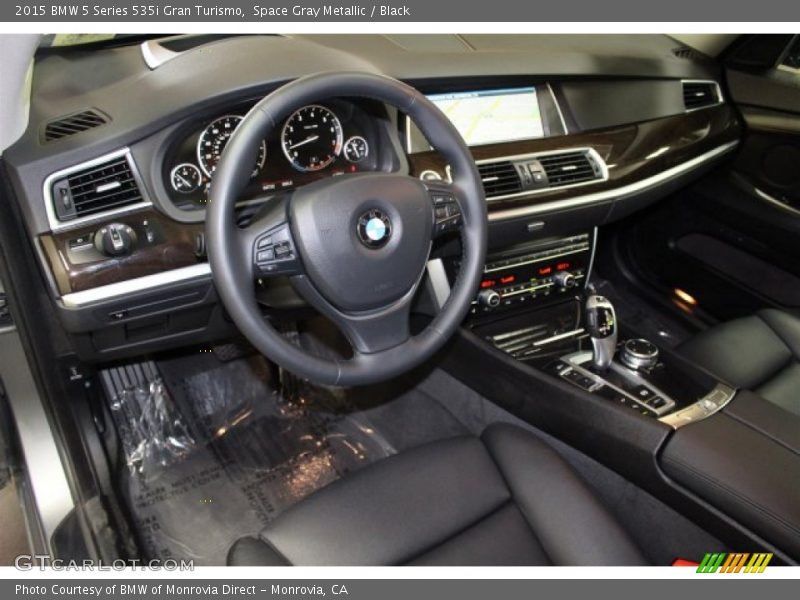Space Gray Metallic / Black 2015 BMW 5 Series 535i Gran Turismo