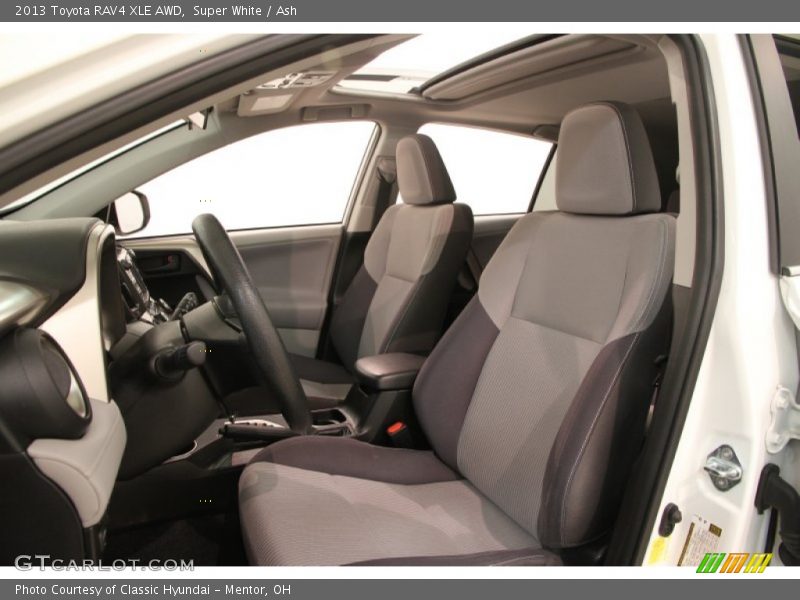 Super White / Ash 2013 Toyota RAV4 XLE AWD