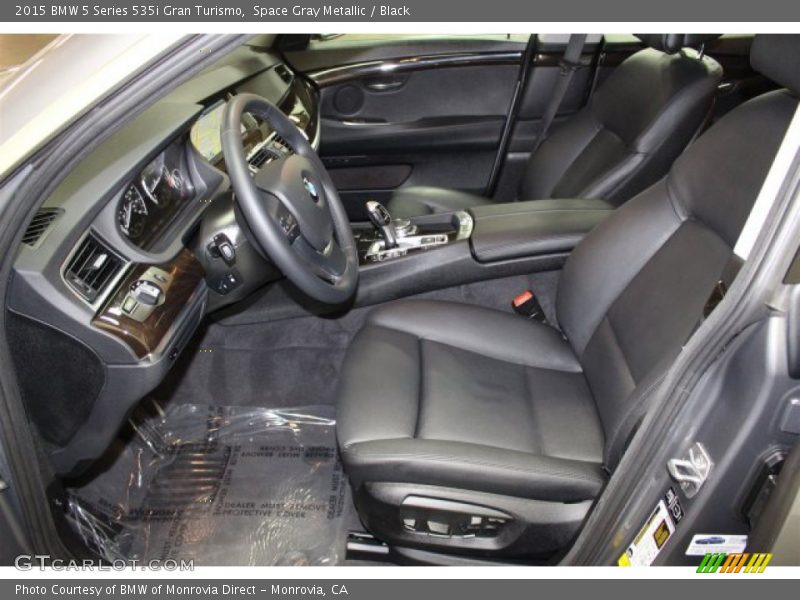 Space Gray Metallic / Black 2015 BMW 5 Series 535i Gran Turismo