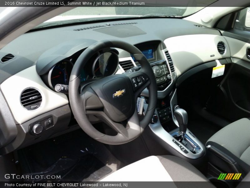 Summit White / Jet Black/Medium Titanium 2016 Chevrolet Cruze Limited LS