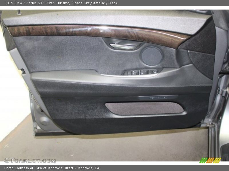 Space Gray Metallic / Black 2015 BMW 5 Series 535i Gran Turismo