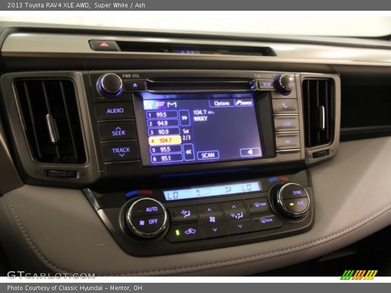 Super White / Ash 2013 Toyota RAV4 XLE AWD