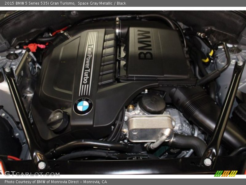 Space Gray Metallic / Black 2015 BMW 5 Series 535i Gran Turismo