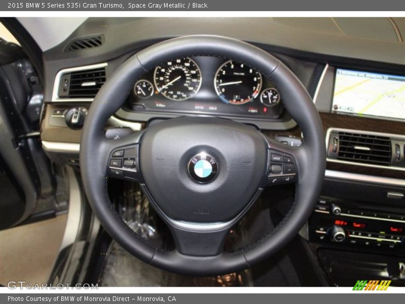 Space Gray Metallic / Black 2015 BMW 5 Series 535i Gran Turismo