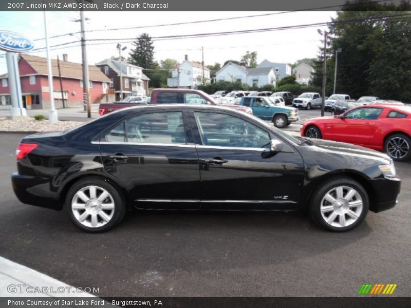 Black / Dark Charcoal 2007 Lincoln MKZ AWD Sedan